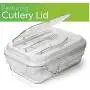 Prep Naturals Glass Meal Prep Containers 3 Compartment - Bento Boxes Containers Glass Food Storage Containers with Lids - Food Containers Food Prep Containers Glass Storage Containers with Lids 3 Pack