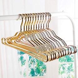 wudidianzi Wire Hangers Stainless Steel Strong Heavy Duty Metal Clothes Hangers Coat Anti-Skid Hanger