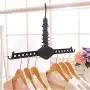 WZP Hanger,Multi-Hole Magic Hanger Home Multi-Function Storage Artifact,Creative Dormitory Clothes Space Rotation Drying Drying Rack Space Saving/Black/As Shown WZP Hanger,Multi-Hole Magic Hanger Home Multi-Function Storage Artifact,Creative Dormitory Clothes Space Rotation Drying Drying Rack Space Saving/Black/As Shown