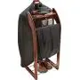 Smartek Mahogany Hardwood Clothes Valet Stand