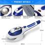 TOPLIVING Portable Clothes Steamer with Temperature Control,Handheld Garment Steamer Removes Wrinkles for Clothing with Fast Heat,Travel Steamer for Clothes (Blue) TOPLIVING Portable Clothes Steamer with Temperature Control,Handheld Garment Steamer Removes Wrinkles for Clothing with Fast Heat,Travel Steamer for Clothes (Blue)