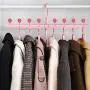 HJYPYJ Magic Hanger,8 in 1 Magical Hangers,PP Non-Slip with Clip Hanger,Space-Saving Organizer Hangers, Rotate/White / 62x18cm HJYPYJ Magic Hanger,8 in 1 Magical Hangers,PP Non-Slip with Clip Hanger,Space-Saving Organizer Hangers, Rotate/White / 62x18cm