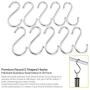 Premium Stainless Steel Metal S Hooks Kitchen Pot Pan Hanger Clothes Storage Rack Polished 10 Pcs/Pack 3 Inches Round Premium Stainless Steel Metal S Hooks Kitchen Pot Pan Hanger Clothes Storage Rack Polished 10 Pcs/Pack 3 Inches Round