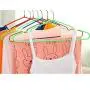 BeesClover Fashionable Decoration 10Pcs Thin Nonslip Wet Dry Dual Use Clothes Hanger for Adults Gold