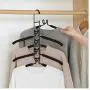 2pcs Random Color Anti Slip Wardrobe Organizer Trouser Multi Layers Coat Hanging Clothes Hangers Multifunctional Space Saving Storage Racks Hook 2pcs Random Color Anti Slip Wardrobe Organizer Trouser Multi Layers Coat Hanging Clothes Hangers Multifunctional Space Saving Storage Racks Hook