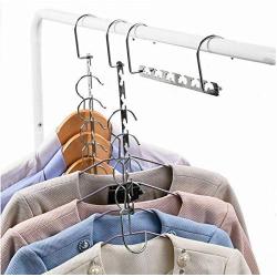 5pcs Plastic Multilayer Windproof Clothes Hanger Organizer Fixed Holder Storage Racks Buckle Hanger Anti-Slip Home Decoration