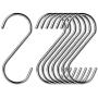 20 Pack S Hooks Heavy Duty 304 Stainless Steel for haning Plants Large (11 cm /4.3 inch-20 Pack)