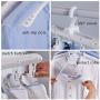 Magic Clothes Hanger Closet Storage Hanger, Yoobaby Collapsible Folding Space Saving Closet Organizer Hanger Non-slip, Drying Clothes Direct Storage in Closet, White