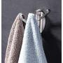 zmgmsmh Solid Metal Swivel Hook Heavy Duty Folding Swing Arm Triple Coat Hook with Multi Three Foldable Arms Towel/Clothes Hanger for Bathroom Kitchen Garage Wall Mount Brushed Nickel