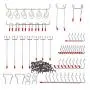 Pegboard Hooks Assortment, HomeCito 52 Pack Pegboard Storage Hooks System Peg Board Tool Hanger Set, Garage Kitchen Workshop Organizer Utility Hooks for 1/8" 1/4" Pegboard, Peg Locks Included Pegboard Hooks Assortment, HomeCito 52 Pack Pegboard Storage Hooks System Peg Board Tool Hanger Set, Garage Kitchen Workshop Organizer Utility Hooks for 1/8" 1/4" Pegboard, Peg Locks Included