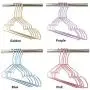 10pcs Random Color Aluminum Alloy Hanger for Clothes,Strong Metal Shirts Dress Sun-top Hanger 10pcs Random Color Aluminum Alloy Hanger for Clothes,Strong Metal Shirts Dress Sun-top Hanger