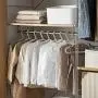 LOCGFF 10 Pack Space Saving ABS Children Hangers, Children Can Organize Their Own Clothes, Can Be Hung from The Balcony Wardrobe Coat Rack, White LOCGFF 10 Pack Space Saving ABS Children Hangers, Children Can Organize Their Own Clothes, Can Be Hung from The Balcony Wardrobe Coat Rack, White