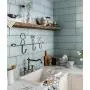 KITTENSXC 3 Hooks Iron Decorative Wall Hook Home Organized Hanging Keys Clothes Cups Craft Rack Holder (Fork Spoon)