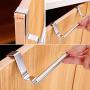 hullonguuo Stainless Steel Kitchen Bath Towel Holder Rack Door Storage Scarf Hanger Clothes Organizer