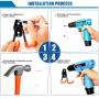 ProChosen 10-Pack Steel Garage Storage Utility Double Hooks