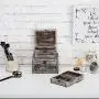 MyGift Set of 3 Rustic Torched Wood Nesting Storage Chests MyGift Set of 3 Rustic Torched Wood Nesting Storage Chests