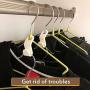 Smoxx Closet Hanger Wonder Space Saver Magic Extension Hook Clothing Rack 6pcs for Clothes Rolling Closet Organizer