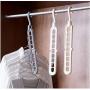 Magic Organizer Clothes Hanger Holder Garment Drying Rack Storage Closet Hook Slide Wardrobe Multi-Functional Clothing Hangers 10pcs Random Color