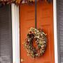 15 Inches Over The Door Metal Double Wreath Hanger Front Door Wreath Hanger Hook - Holds 2 Wreaths,2 Sided Over The Door Hanger for Clothes