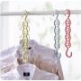 3D Space Saving Hanger Magic Clothes Hanger with Hook Closet Organizer Home Tools Multi-Purpose thickdrying Storage Racks 10pcs Random Color