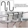 40 Pack Heavy Duty S Hooks, S Shaped Hooks for Hanging Clothes, Metal Steel Hanging Hangers Hooks for Kitchen Bathroom Bedroom Office (Black, S) 40 Pack Heavy Duty S Hooks, S Shaped Hooks for Hanging Clothes, Metal Steel Hanging Hangers Hooks for Kitchen Bathroom Bedroom Office (Black, S)