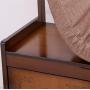 Bamboo Coat Rack Multifunction Storage Floor Coat Bench Change Shoe Bench Shoe Rack Hall Clothes Hanger Hangers Cabinet Brown