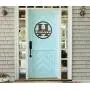 Monogram Front Door Circle, Last Name initial, Door Decor, Hanger, Wood, Indoor Outdoor, Family Letter, Monogram, House Decor Monogram Front Door Circle, Last Name initial, Door Decor, Hanger, Wood, Indoor Outdoor, Family Letter, Monogram, House Decor