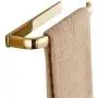 Leyde Solid Brass Towel Ring Lavatory Home Decor Clothes Hanger Towel Racks and Holders Space Saver,Gold Finish