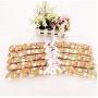 5pcs Random Color Colorful Blossom Sponge Padded Clothes Hanger Clothes Suit Dress Hangers Rack Skid Resistance Cotton Satin Coat Hangers