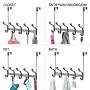 mDesign Decorative Over Door 10 Hook Metal Storage Organizer Rack for Coats, Hoodies, Hats, Scarves, Purses, Leashes, Bath Towels, Robes, Men and Womens Clothing - Matte Black mDesign Decorative Over Door 10 Hook Metal Storage Organizer Rack for Coats, Hoodies, Hats, Scarves, Purses, Leashes, Bath Towels, Robes, Men and Womens Clothing - Matte Black