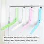 Yvonne Folding Hanger, Door Hanging Foldable Clothes Hanger, Space Saver 5 Hole Hanger Rack With Hook, Clothing Tie Organizer Drying Rack For Bathroom Door, Bedroom(White)