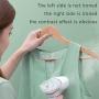 ZZYJYALG Garment Ironing Machine Plastic Metal Handheld Large-Capacity high-Temperature Household Transparent Water Tank Blended Polyester Portable Mini Travel Dormitory Cotton Linen(Green)