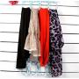 Foldable Scarf Hanger Multi Scarves Display Hang Ties Belt Organize Circle Storage Holder Clothes Hanger 5PC Random Color