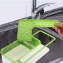Hengory 2-in-1Kitchen Sink Sponge Holder Dish Cloth Hanger ABS Kitchen Sink Organization Basket for Sponges Dishcloth Kitchen In Sink Caddy Kitchen Sink Storage Organizer
