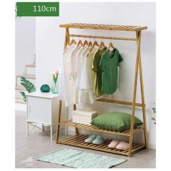 Y.H.Valuable Coat Racks Simple Coat Rack Clothes Stand Hanger Hall Hanging Rod Bedroom Hat Handbag Clothes Tree Floor Hanger Entryway Furniture (Color : 110cm)