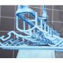 HJYPYJ Magic Hanger,360?? Rotate Magical Hangers,Portable PP Hanger,Space-Saving Organizer Hangers, Strong Bearing Capacity/Blue / 51x29cm