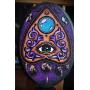 Large Mystic Eye Ouija Inspired Planchette Holo Moon Phase Hand Made 3 Hook Jewelry Key Hanger Organizer