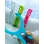 Daycount Pack of 4 Beach Towel Clips, Large Balcony Clips for Beach Chair Curise Heavy Duty Hanger for Towels, Clothes, Quilt, Blanket, Keep Your Towel from Blowing Away (Random Color)