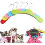 Pet Dog Child Clothes Hanger Cartoon Design Animal Cute Wooden Hangers 10Pc Random Color