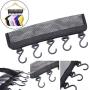 Highpot Cap Organizer Hanger Baseball Cap Holder Hat Organizer Clips - Change Your Cloth Hanger to Cap Organizer Hanger (B)