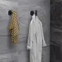 Towel Hooks Bathroom Hook Wall Towel Hooks 6 Pack Black Coat Hooks, Heavy Duty Robe Hook Holder for Bathroom Kitchen Garage Home Hotel Office Cabinet Towel Hooks Bathroom Hook Wall Towel Hooks 6 Pack Black Coat Hooks, Heavy Duty Robe Hook Holder for Bathroom Kitchen Garage Home Hotel Office Cabinet