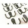 20 Pieces Double Prong Robe Hook Rustic Hooks Retro Cloth Hanger with 40 Pieces Screws, Bronze Color 20 Pieces Double Prong Robe Hook Rustic Hooks Retro Cloth Hanger with 40 Pieces Screws, Bronze Color