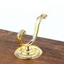 RZDEAL 6PCS Vintage Coat and Hat Hook Brass Classico Wall Hanging for Bath Stands Clothes Hangers Scarf Towel