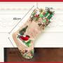 Xmas Ornament Christmas Stocking Santa Claus Elk Silverware Holder Pockets Xmas Stocking Tree Hanger for Home Decor Party Decor