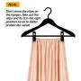 Jetec 30 Pieces Velvet Hangers Clips Flocked Clothes Hanger Velvet Finger Grip Clips, Black Jetec 30 Pieces Velvet Hangers Clips Flocked Clothes Hanger Velvet Finger Grip Clips, Black