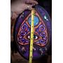 Large Mystic Eye Ouija Inspired Planchette Holo Moon Phase Hand Made 3 Hook Jewelry Key Hanger Organizer