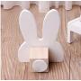 10pcs Cute Bunny Hook Wooden Clothes Hanger Wall Decor Children Bedroom Pendant