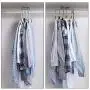 SAASNY Premium Quality Plastic Standard Hangers,20 X Plastic Adult Clothes Hangers Coat Hangers White Colour Strong Plastic Clothes (41.5 cm Wide) Ideal For Delicate Cloth Hanger For Coat,Jacket,Shirt