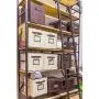 MaidMAX Foldable Storage Cubes with Label Holders and Dual Handles, Beige, Set of 6