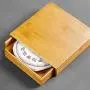 Jeffergarden Tea Storage Boxes Single Drawer Bamboo Tea Tray Puer Cake Rust-proof Hands Protection Portable Tea Sets Home Kitchen